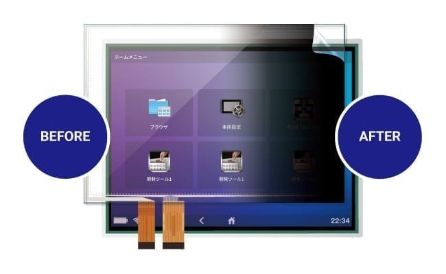 のぞき見防止フィルム