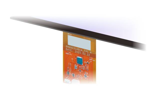 COF(Chip on Flexible)構造採用