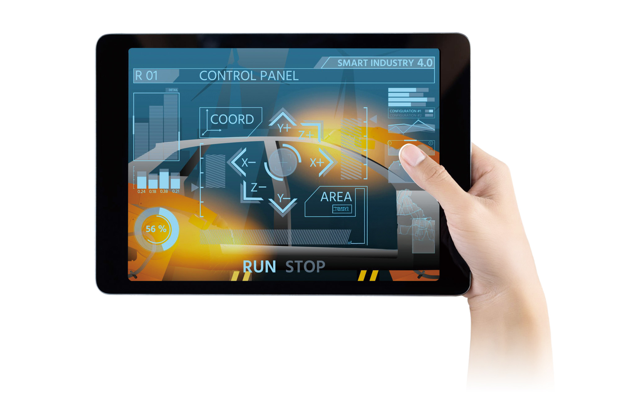 Selectable I/F: USB or I2C