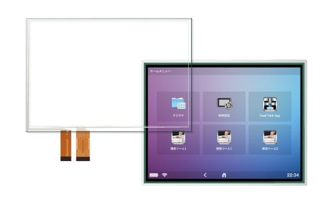 Touch Sensor Device Added on LCD