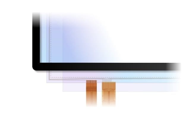 Cover-Glass Touchscreen with Film Sensor