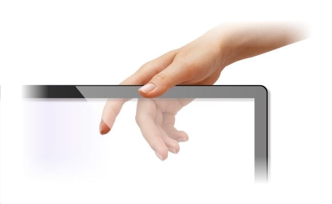 Physical glass. Reduced weight by eliminating it