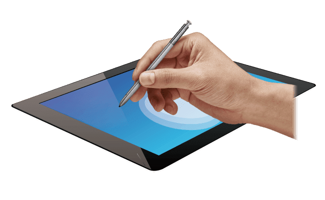 Palm Rejection Function prevents Malfunctions