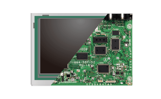Equipped with HDMI Boards for various interfaces of choice