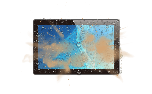 Dust and waterproof performance IP65-compliant to prevent dust and water droplets