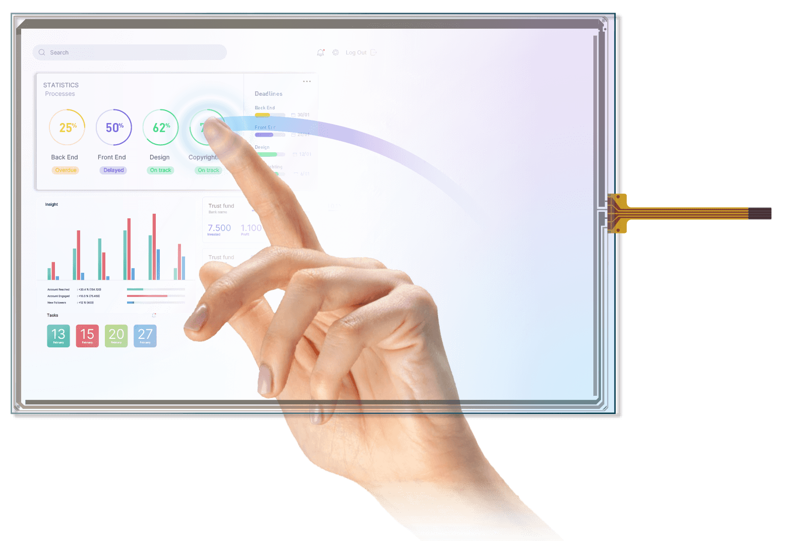 LST SERIES - Resistive Touchscreen